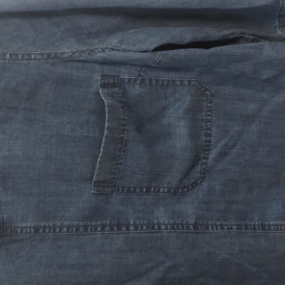 Soft Sorroundings Chambray Georgica Blouse - Picture 6 of 9